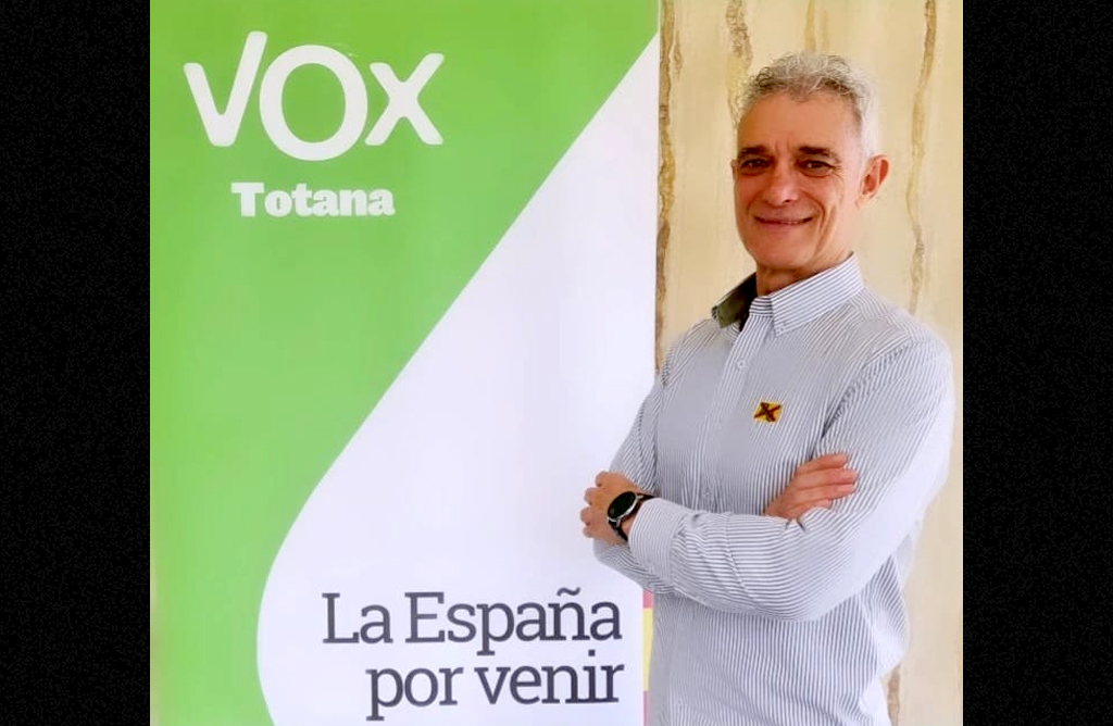 Marcos Cano Garca es el candidato de Vox a la alcalda de Totana
